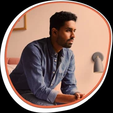 Man looking stressed and depressed