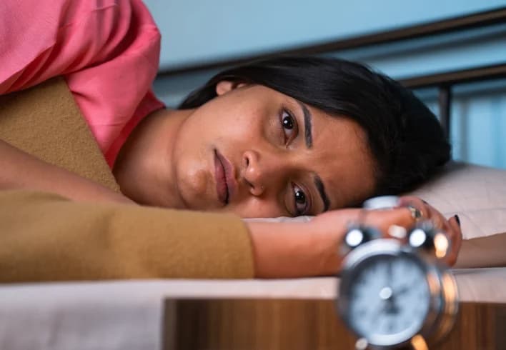 Person With Sleep Issues