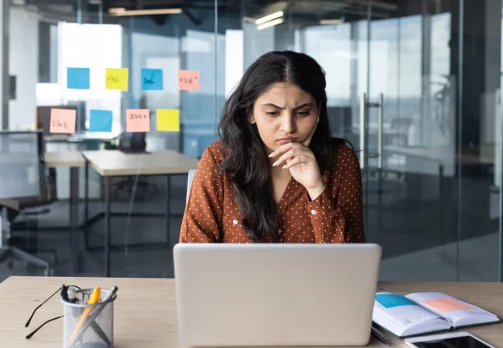 Person With Job Stress