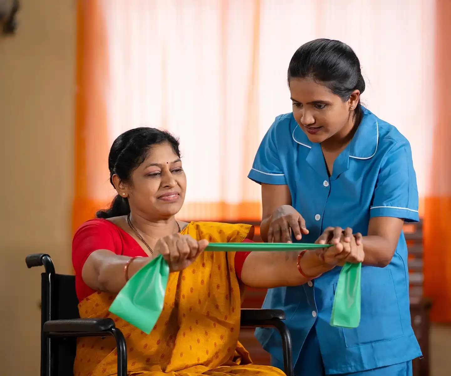 Physiotherapy And Ayurvedic Therapy Session